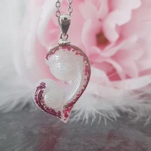 Herzanhänger Mutter & Baby