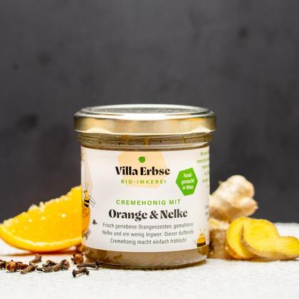 Bio Cremehonig mit Orange & Nelke