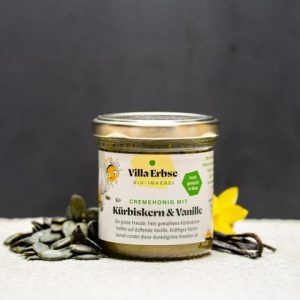 Bio Cremehonig mit Kürbiskern & Vanill