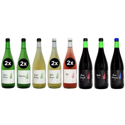 12 x 1 Liter Weinprobierpaket