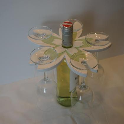 5er Weinglasbutler aus Beton