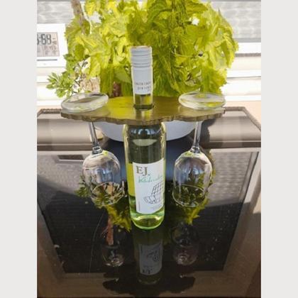 2er Weinglasbutler  aus Beton