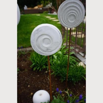 Betondeko Relieffscheibe Gartenstecker - Image 3