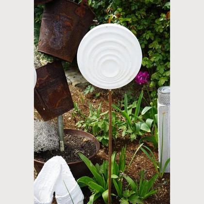 Betondeko Relieffscheibe Gartenstecker - Image 2