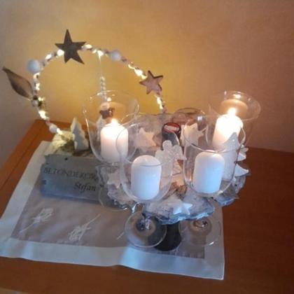 Beton Deko Adventkranz - Image 3
