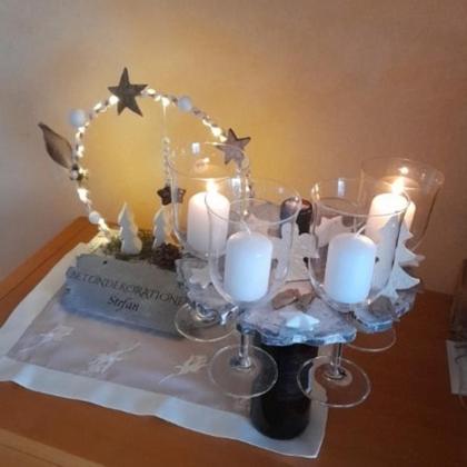 Beton Deko Adventkranz - Image 2
