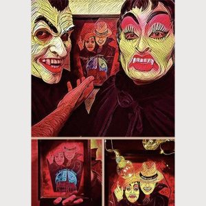 Carmilla & Dracula Vampir-Poster