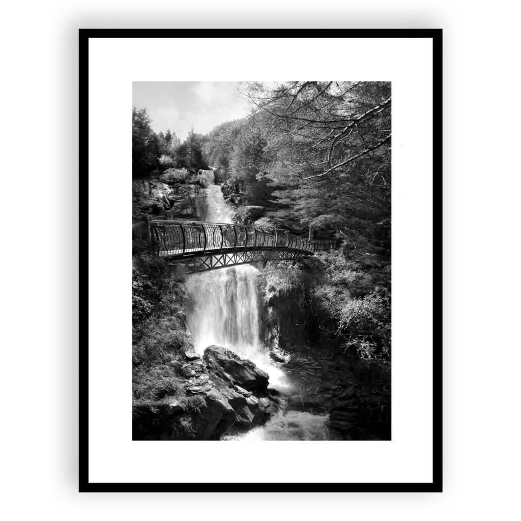 Fotodruck: Wilde Wasser Weg, Stubaital, Tirol.