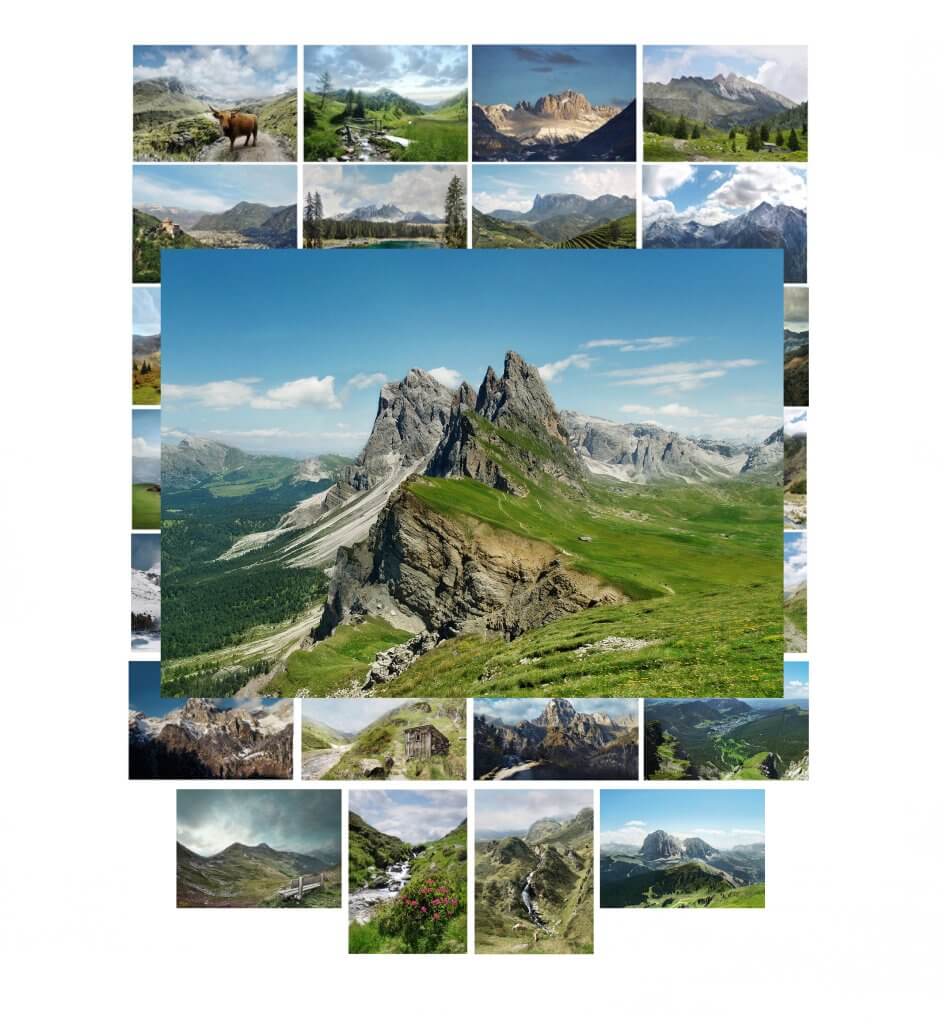Postkarten -Set 'Südtirol 1' (28 Stück)