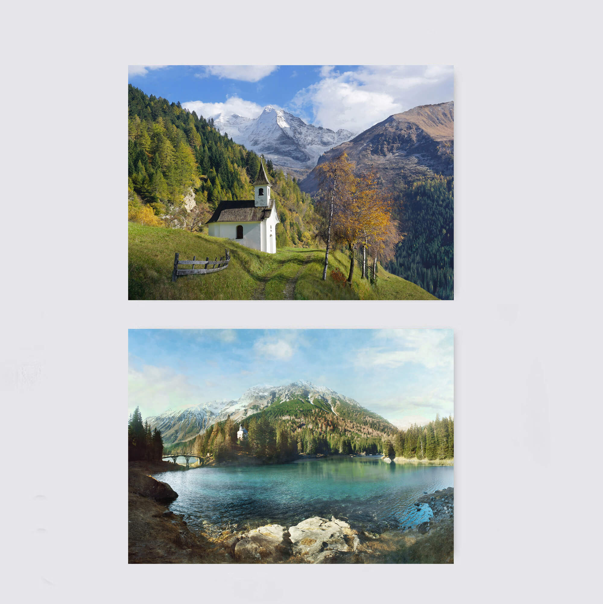 Postkarten -Set 'Berge' 2 (12 x 2 Stück) - Image 2