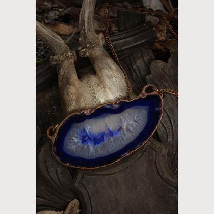 Fæðing - Neuausrichtung - Violetter Achat- Antique Aura Finish - #I21 - Image 2