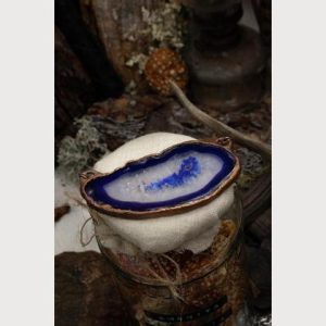 Fæðing - Neuausrichtung - Violetter Achat- Antique Aura Finish - #I21