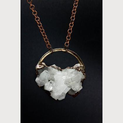 Fjallaský - Bergkristall Kette - Sunset Aura finish - #I2 - Image 3