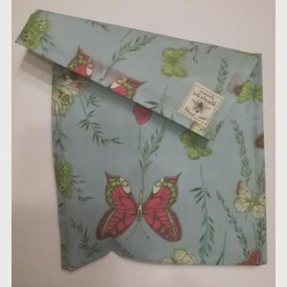 Bienenwachstasche Schmetterling L ca.26x44 cm