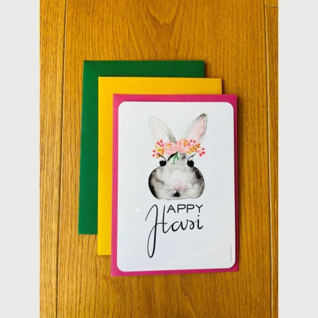 Grußkarte "Happy Hasi" - Image 2
