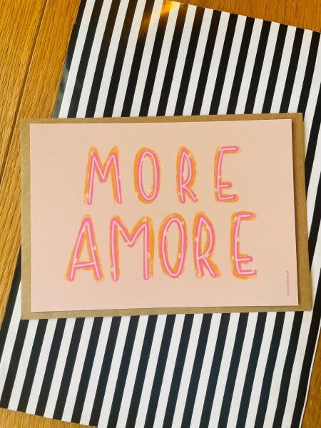Grußkarte "More Amore"