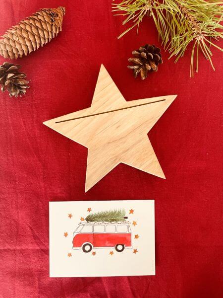 Kartenhalter "Stern"