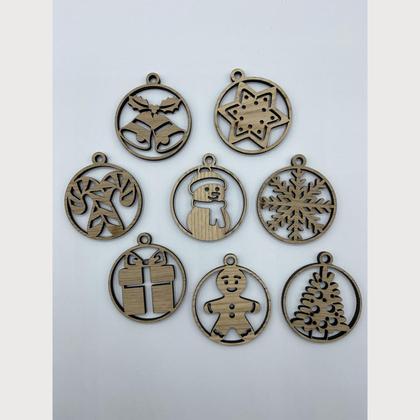 Christbaum Anhänger aus Holz