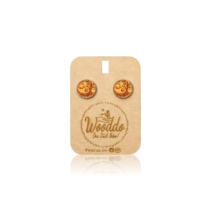 Ohrstecker Baum im Winde