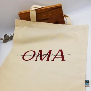 OMA Tasche mit Namen Bio-Baumwolle
