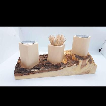 Zirbenholz Salz-Pfefferstreuer - Image 2