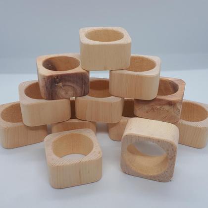 Zirbenholz Serviettenringe