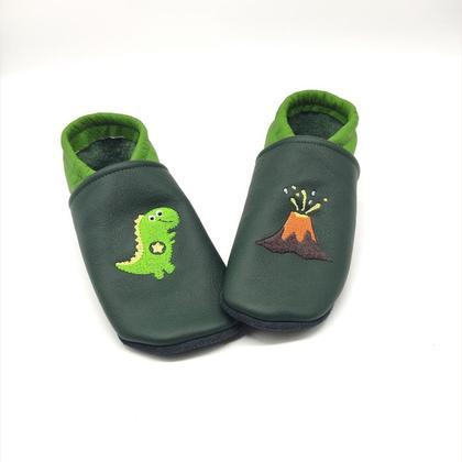 Lederpatscherl Dino Vulkan