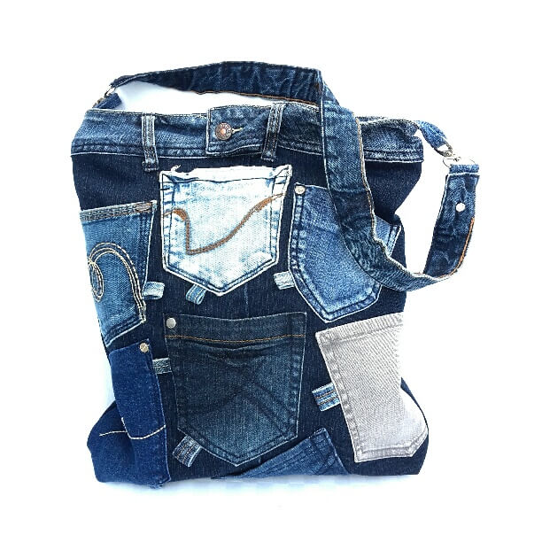 bigBAG Jeanstasche mit vielen Details