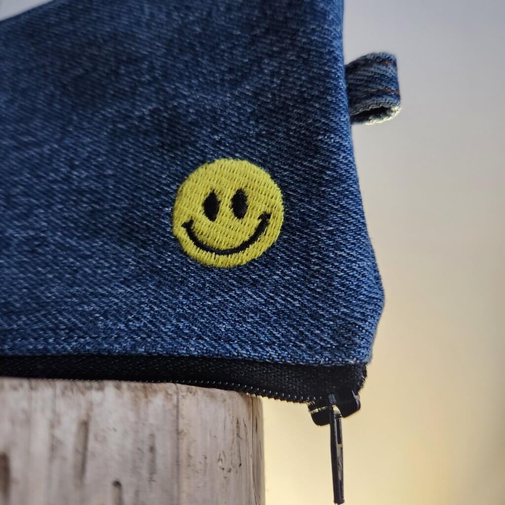 zweiBAG Gr.2 SMILEY - Jeansstoff