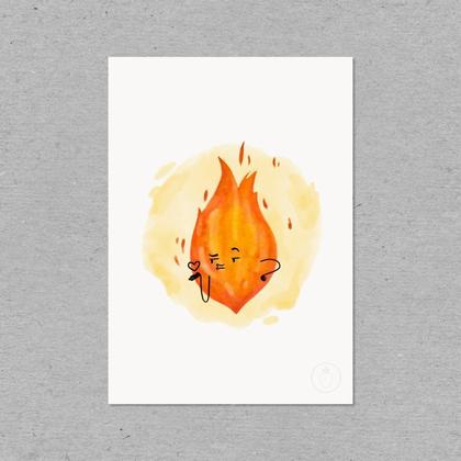 Print Flamme A5