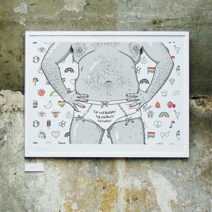 Poster Einfahrt Freihalten! A3