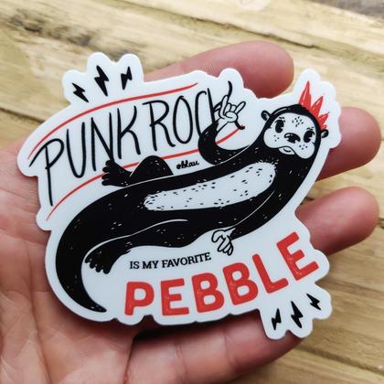 Sticker Otter Punk 1 Stk.