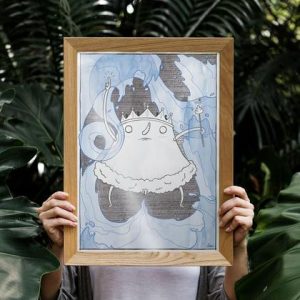 Poster König Krone A3