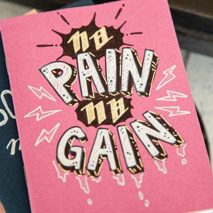 Notizbuch "No Pain!" No2 - Image 3