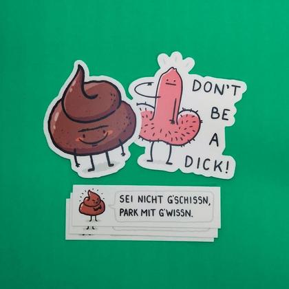 Stickerset "Oh Crap!" 5 Stk.