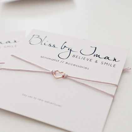 Rose Gold Herz Armband