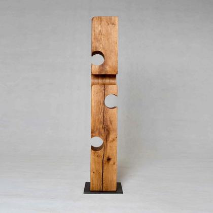 Weinständer 100cm Eiche - geölt- Einzelstück - - Image 3