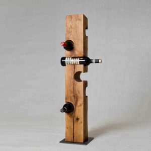 Weinständer 100cm Eiche - geölt- Einzelstück -