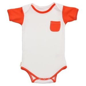 Bio Kinderbody mit Brusttäschchen