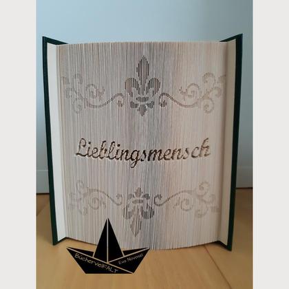 Lieblingsmensch - gefaltetes Buch