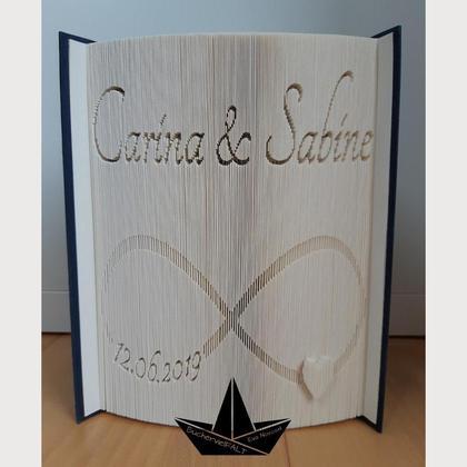 zur Hochzeit - gefaltetes Buch