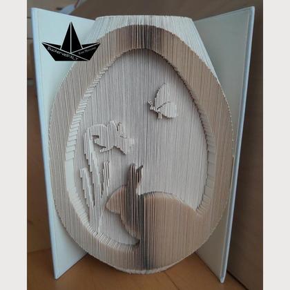 Osterbuch mit Narzisse