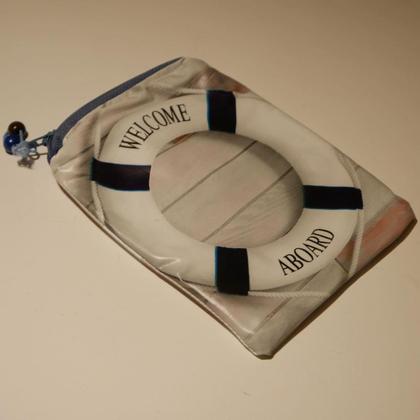 Krimskramstäschchen, Kosmetiktasche "Rettungsring"