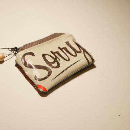 Minigeldbörse, Münztascherl "sorry"