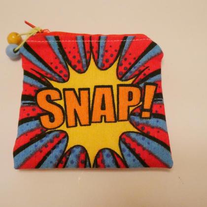 Comic Krimskramstäschchen, Kosmetiktasche "Snap""