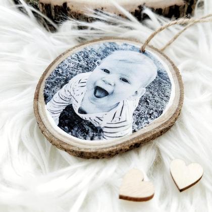 Fotoanhänger - personalisiert - schönes Geschenk - schwarz/weiß - Image 3