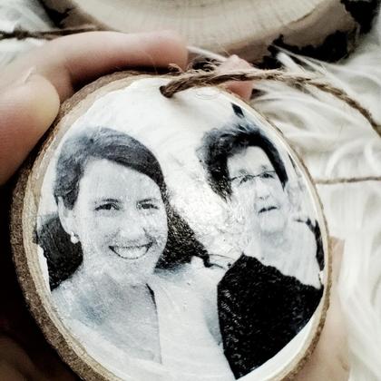 Fotoanhänger - personalisiert - schönes Geschenk - schwarz/weiß - Image 4