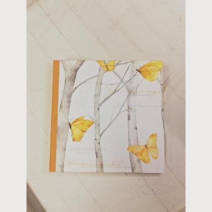 Leporello Album *Schmetterlinge*, 18x18cm , für 48 Fotos