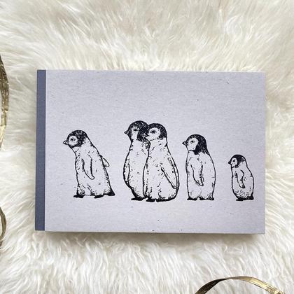 SKIZZENBUCH *Baby-Pinguine*, DIN A5 quer, 144 Seiten