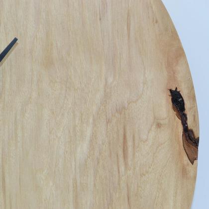 XL Holz Wanduhr 34 cm Holzuhr Uhr Hainbuche handmade Unikat